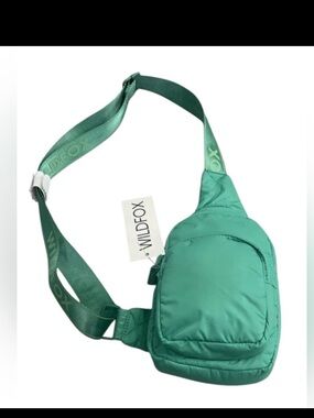 Wildfox Green Crossbody Sling Bag